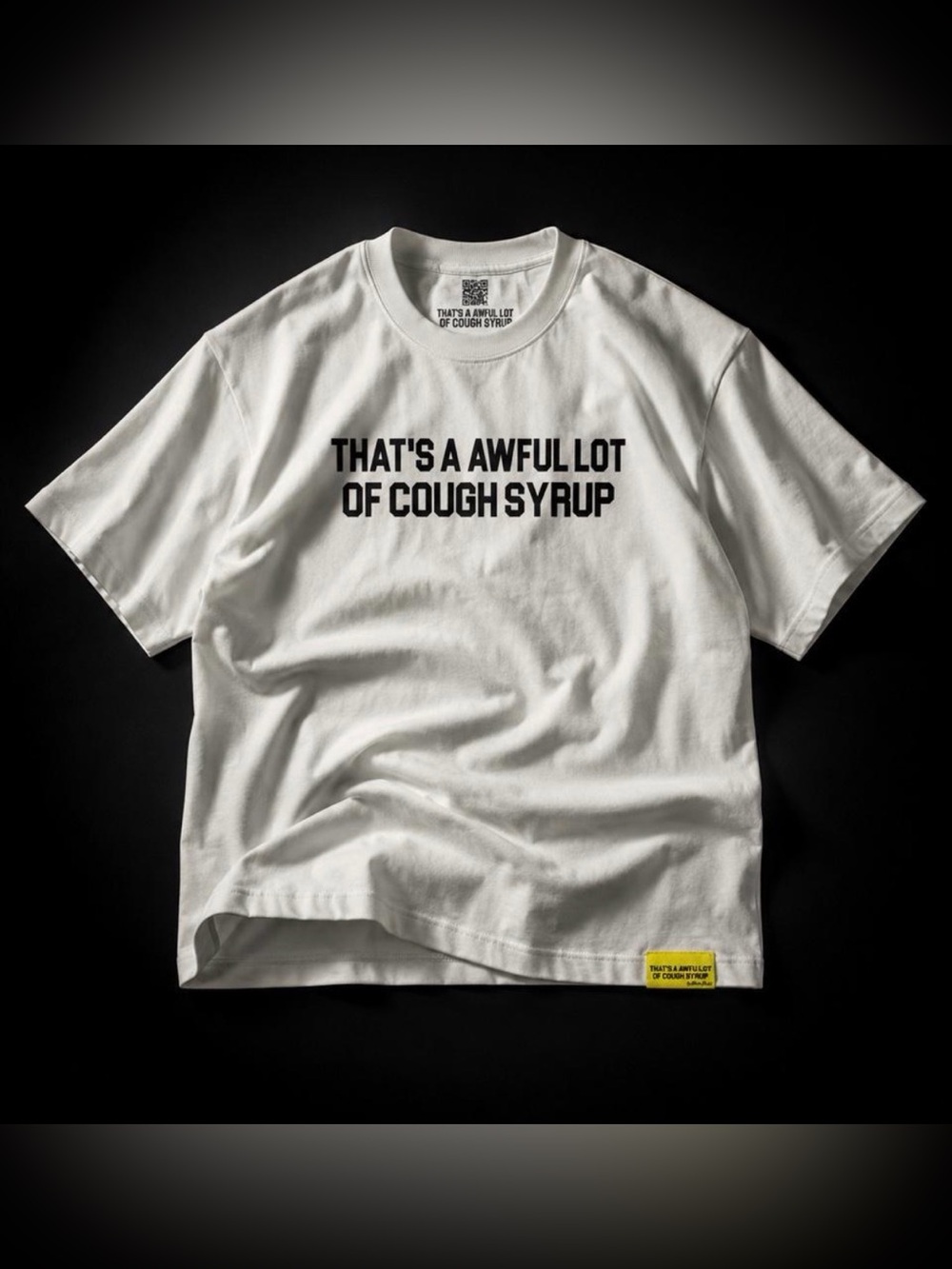 That’s A Awful Lot Of Cough Syrup ‘Original Logo’ Tee - Size XL - NWT